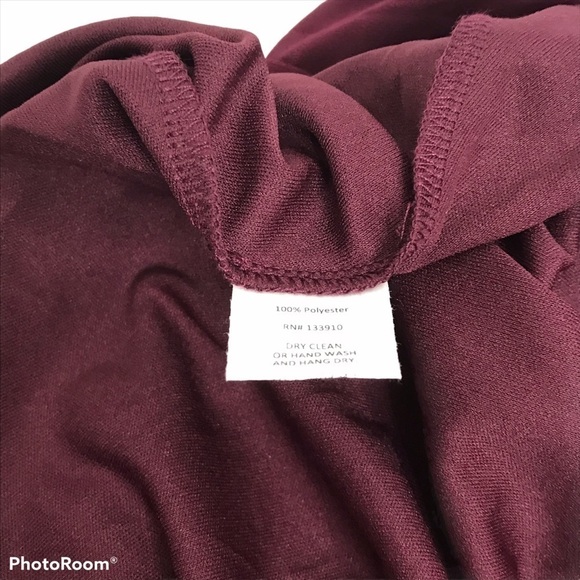 SMYM Jenn Maxi Dress in Merlot Chiffon nwot - Picture 11 of 14